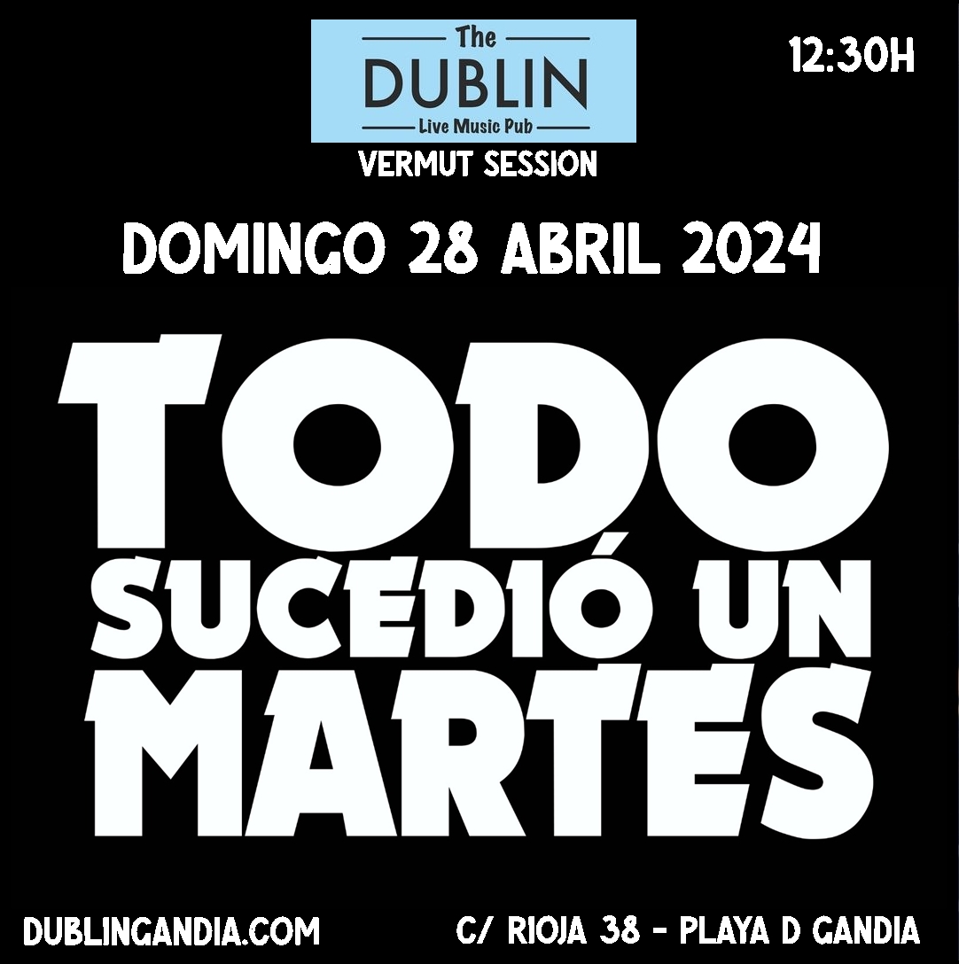 Cartel: TODO SUCEDIO UN MARTES