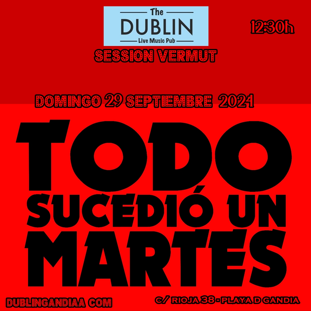 Cartel: TODO SUCEDIO UN MARTES