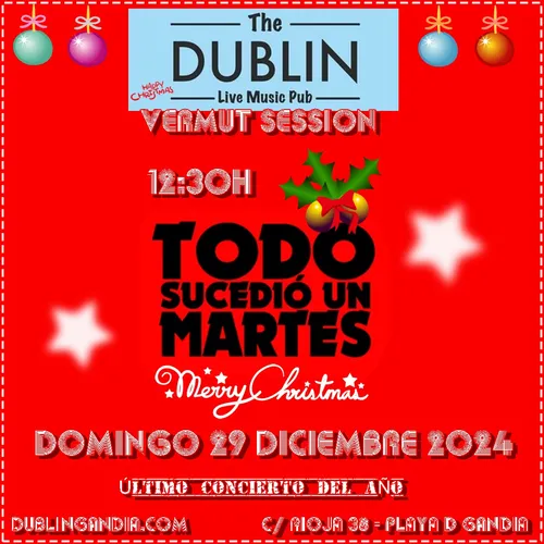 Cartel: TODO SUCEDIO UN MARTES