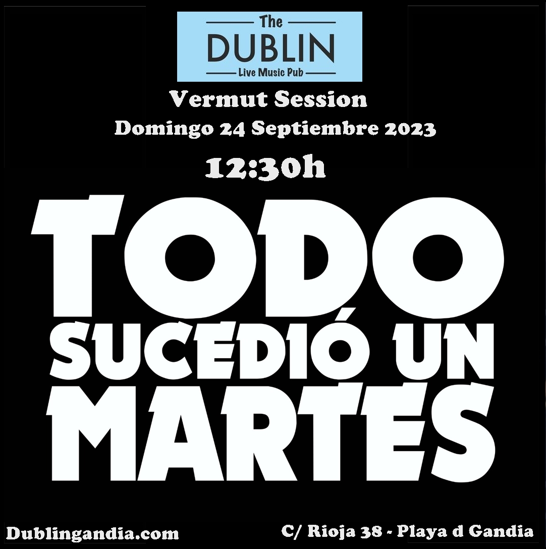 Cartel: TODO SUCEDIO UN MARTES